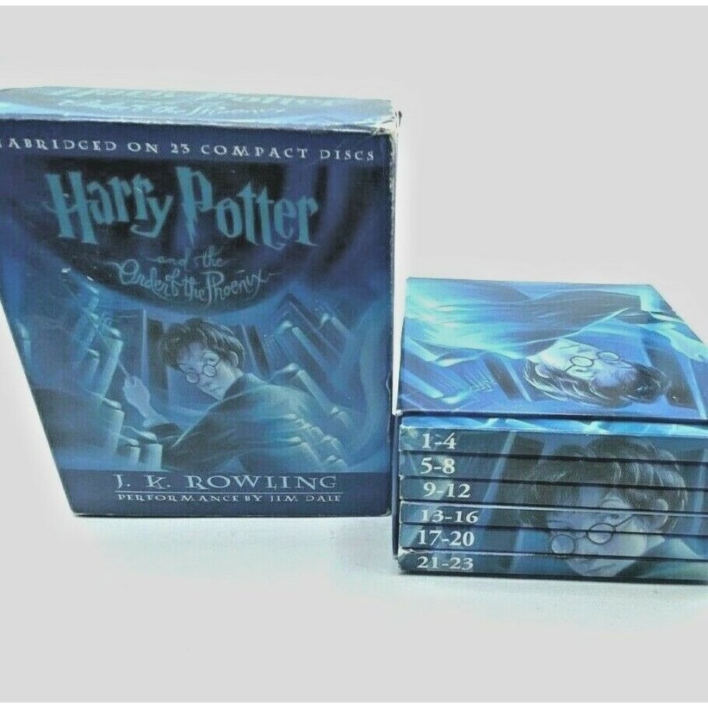 Harry Potter And The Order Of The Phoenix Unabridged 23 Audio Compact Discs Set